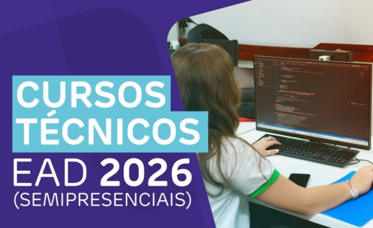 Nova Andradina: abertas vagas em cursos técnicos semipresenciais no IFMS