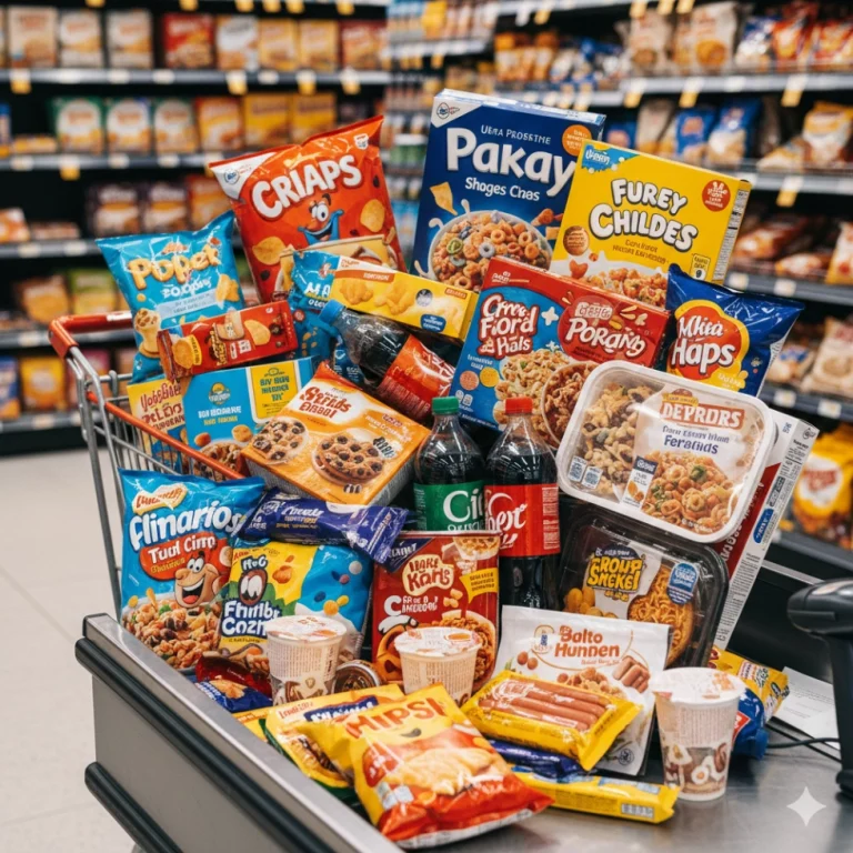 Ultraprocessados já são quase um quarto da alimentação dos brasileiros.