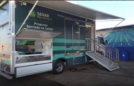 Programa “Sorrindo no Campo” oferece atendimentos odontológicos gratuitos em Taquarussu entre 11 e 14 de novembro.