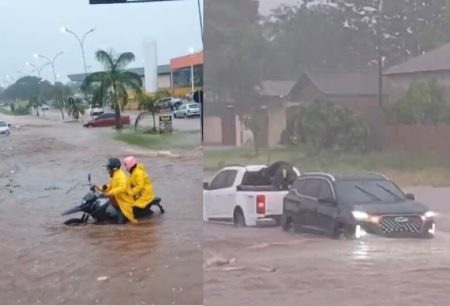 Temporal provocou alagamentos, danos e transtornos em diversos pontos de Caarapó