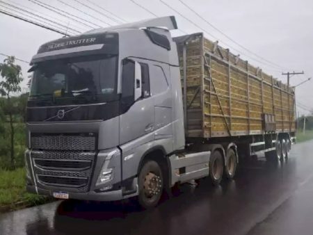Quadrilha é presa furtando frangos vivos de carreta em posto desativado