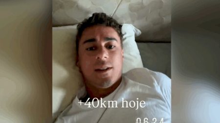 Em 3º dia de caminhada, Nikolas diz que meta para o dia é de 40 km