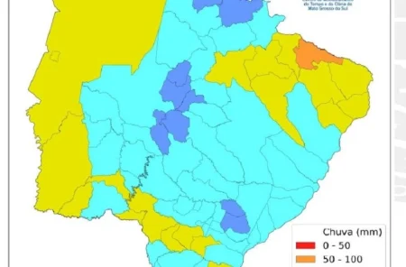 Chuvas irregulares marcam dezembro em Mato Grosso do Sul, aponta Cemtec.