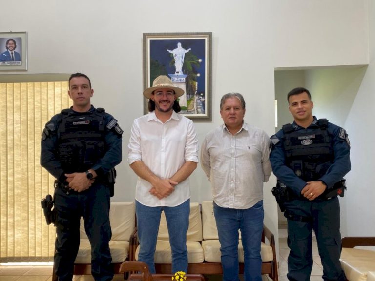 Comandante do 8º BPM visita municípios e alinha ações de segurança no Vale do Ivinhema