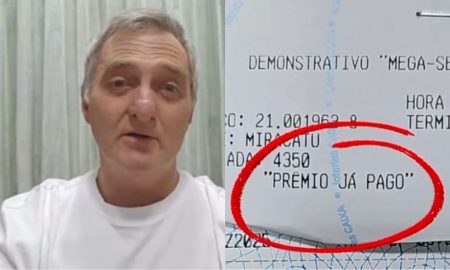 Irmão de Bolsonaro tenta retirar prêmio da Mega da Virada, mas é roubado