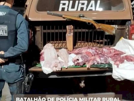 Homem é preso acusado de praticar caça ilegal de animais silvestres