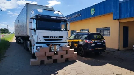 PRF apreende 485 quilos de cocaína na região de Bataguassu