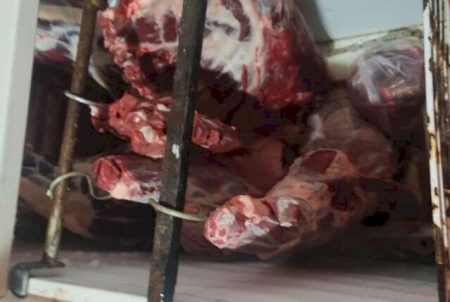 Força-tarefa apreende mais de 660 kg de carne estragada em açougue