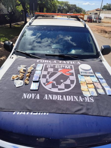 Polícia Militar prende homem por tráfico de drogas e apreende mais de 250 gramas de crack em Ivinhema