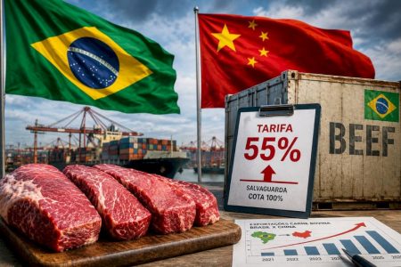 Brasil já ocupa 78% da cota chinesa, que pode se esgotar em julho e gera reação no mercado da carne bovina
