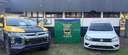 PMR apreende 690 kg de maconha e causa prejuízo de R$ 1,4 milhão ao crime em Tacuru.