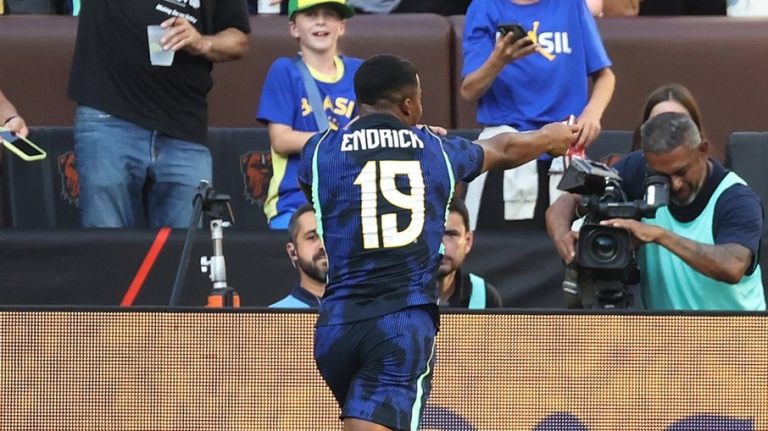 Endrick brilha e garante vitória do Brasil sobre o Egito