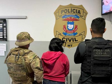 Suspeita de participação em 3 execuções em Nova Andradina é presa em MT