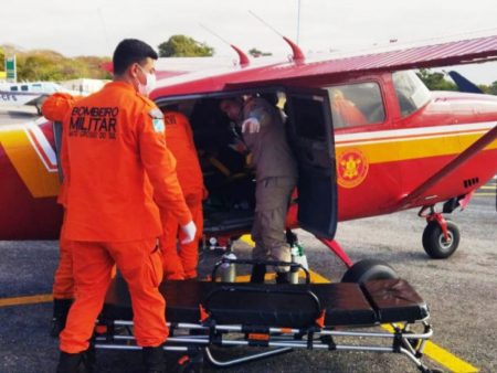 Indígena é resgatado por equipe aeromédica após afogamento