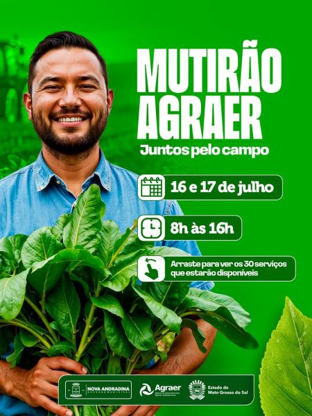 Mutirão Agraer Juntos Pelo Campo leva mais de 30 serviços gratuitos a Nova Casa Verde