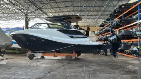 PF apreende embarcação de luxo ligada à ‘Operação Snooker’.