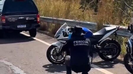 Motociclista morre após bater em proteção na Serra da Urca em Sidrolândia.
