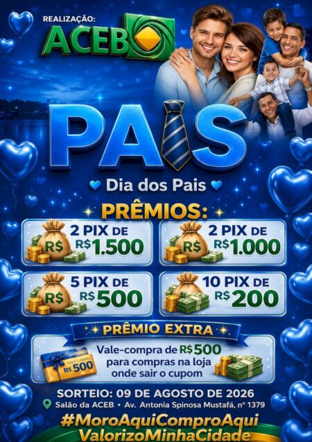 Comércio de Batayporã entra no clima do Dia dos Pais com grandes promoções e novidades