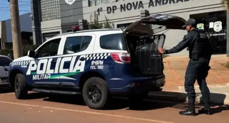 Jovem é detido após discutir com madrasta, ameaçar pai e danificar veículo em Nova Andradina