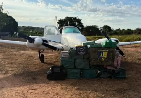 Rotas aéreas ganham força no tráfico de cocaína entre Bolívia e Brasil.