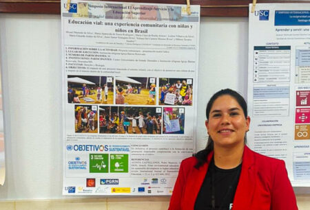 Acadêmica da Unigran EAD apresenta projeto na Espanha