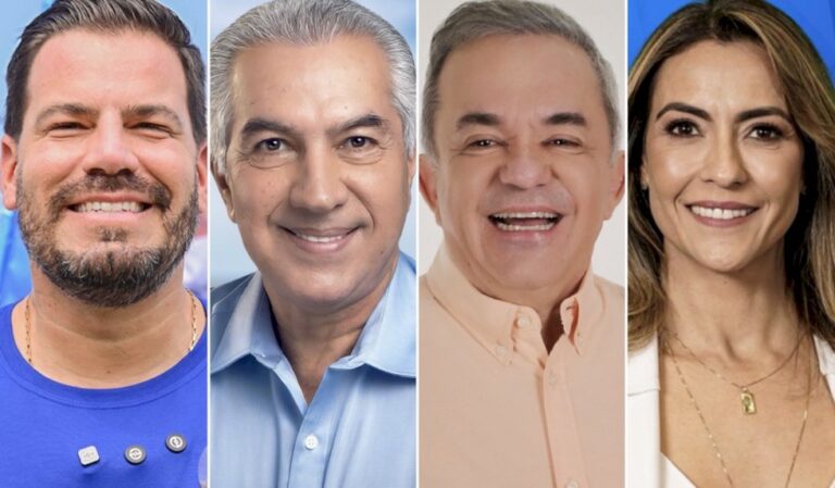 Reinaldo Azambuja lidera nova pesquisa para o Senado, seguido por Contar, Vander e Soraya