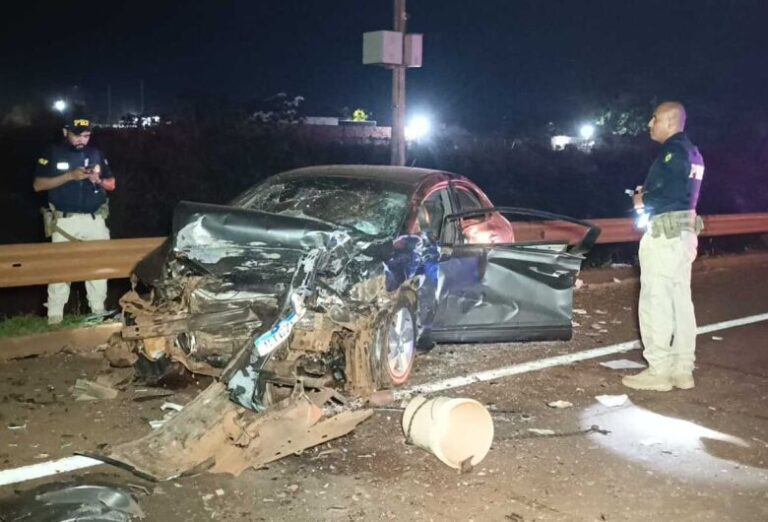 Criança de 5 anos está entre feridos de acidente que terminou em morte na BR-163