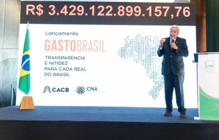 Mais de R$ 3,4 trilhões em despesas públicas: painel Gasto Brasil é lançado no Congresso Nacional