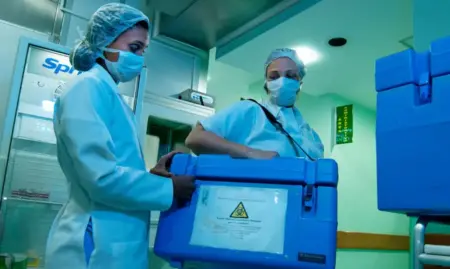 Taxa média de recusa de doação de órgãos pelos familiares é 45%.