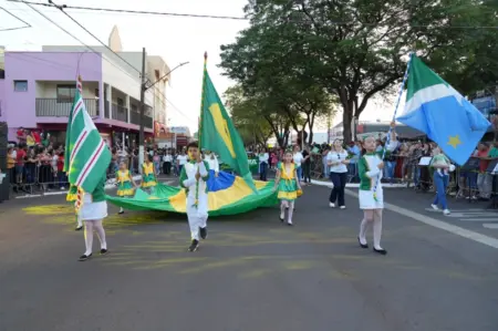 Desfile Cívico em Nova Andradina marcará celebração dos 204 anos da Independência.