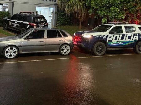 Homem acusado de furtar veículo é preso pela Polícia Militar