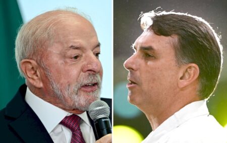 Lula e Flávio Bolsonaro empatam até no medo que eleitores dizem ter deles