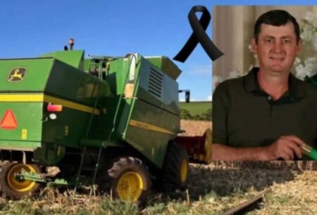 Agricultor morre eletrocutado ao fazer manutenção de colheitadeira