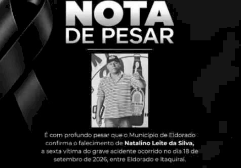 Morre sexta vítima de acidente entre van da saúde e carro na BR-163