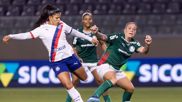 Bahia bate o Palmeiras nos pênaltis e avança para semifinais do Brasileiro Feminino pela primeira vez