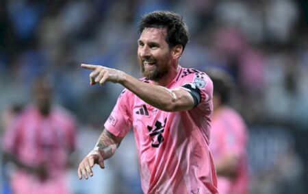 Messi marca 100º gol pelo Inter Miami em conquista da Copa dos Campeões