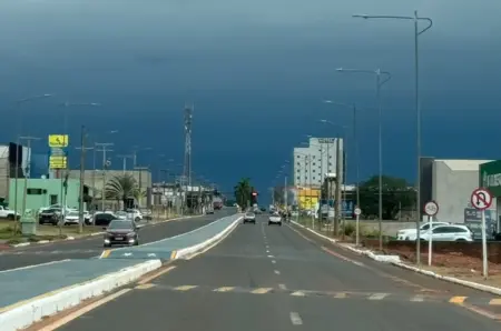 Inmet alerta para tempestades e ventos acima de 60 km/h em todo MS nesta quarta-feira