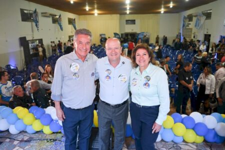 Vice-governador Barbosinha pede apoio ao casal Hashioka