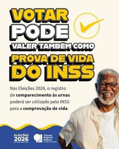 Comparecimento às urnas nas eleições de 2026 poderá servir como prova de vida para beneficiários do INSS