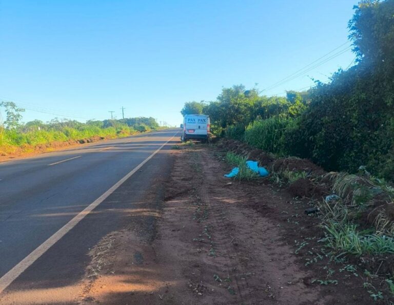 Homem é encontrado morto na MS-141, próximo a uma farinheira em Ivinhema